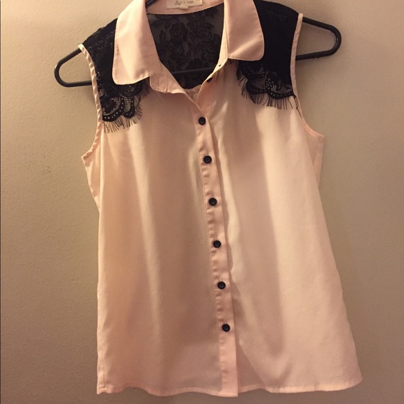 English Rose Tops - SOLD English Rose sleeveless Blouse